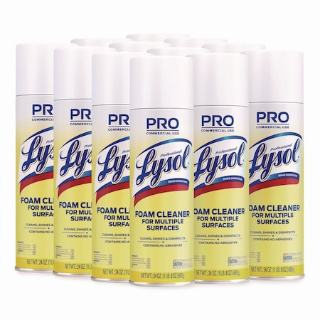 Lysol Cleaners & Detergents, Aerosol Spray, Fresh, 12 PK 36241-02775